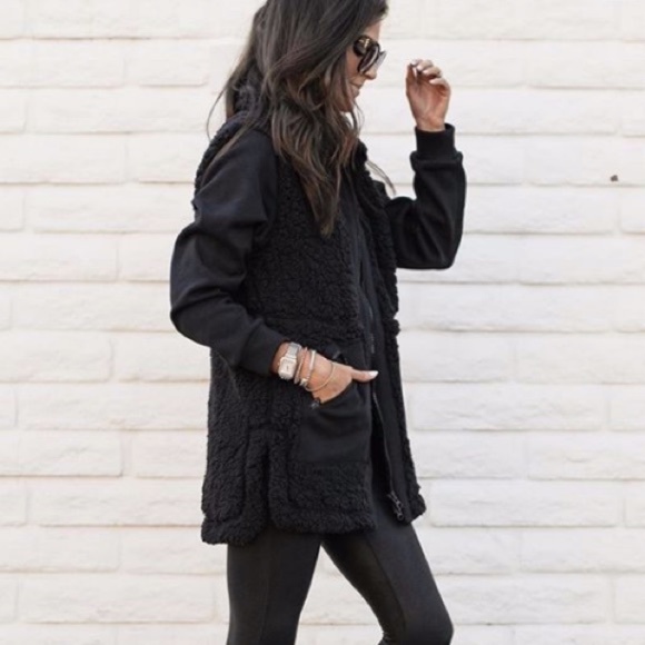 Zella Mix It Up Faux Shearling Jacket 